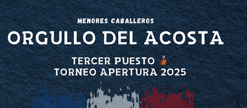 Menores Caballeros Tercer Puesto Apertura 2025