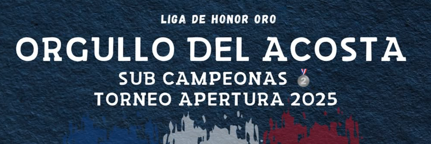 Liga de Honor Oro Sub Campeonas Apertura 2025